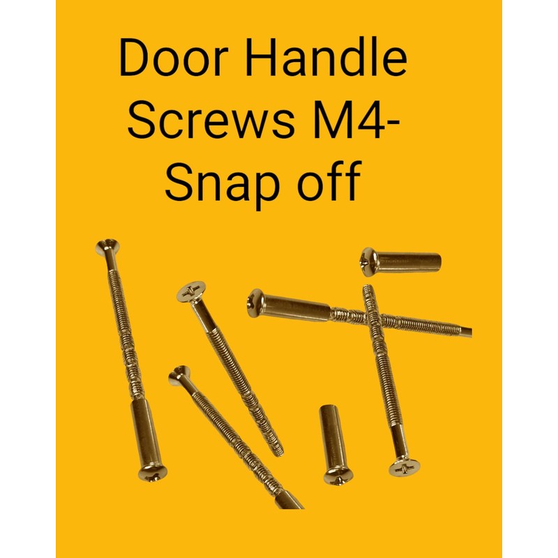 M4 Door Handle Screws with Connecting Sleeve Male to Female