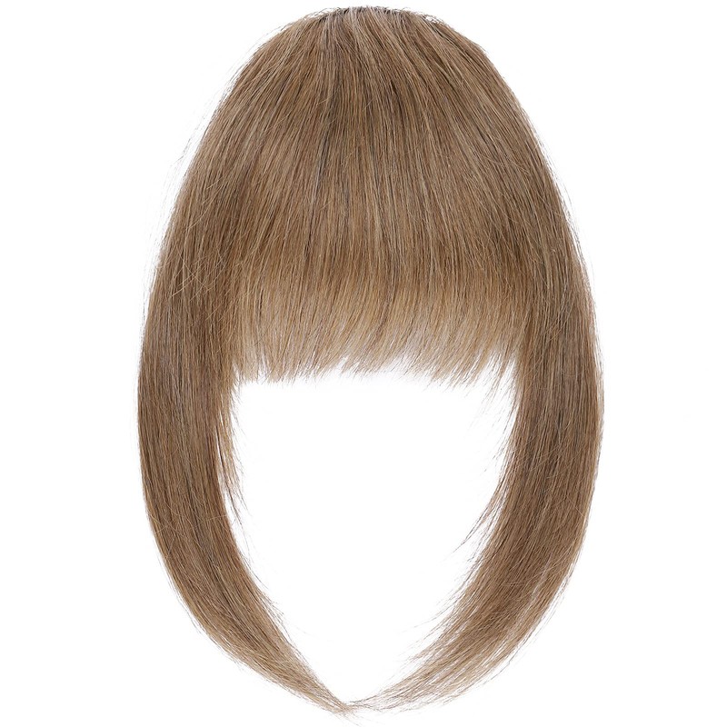 SEGO Clip-In Real Hair Bangs, 100% Remy Hair, One Piece