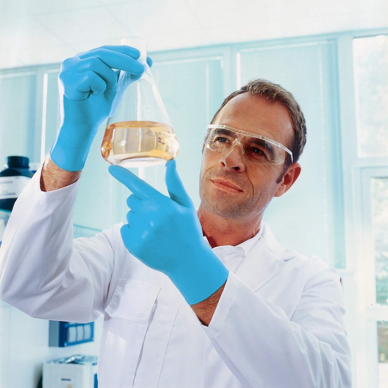 Uvex 60596 L u-fit Safety Glove, Size: L, Blue