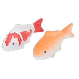 Set of 2 Creative Co-Op 4" Assorted Koi Fish Floatable Figurines