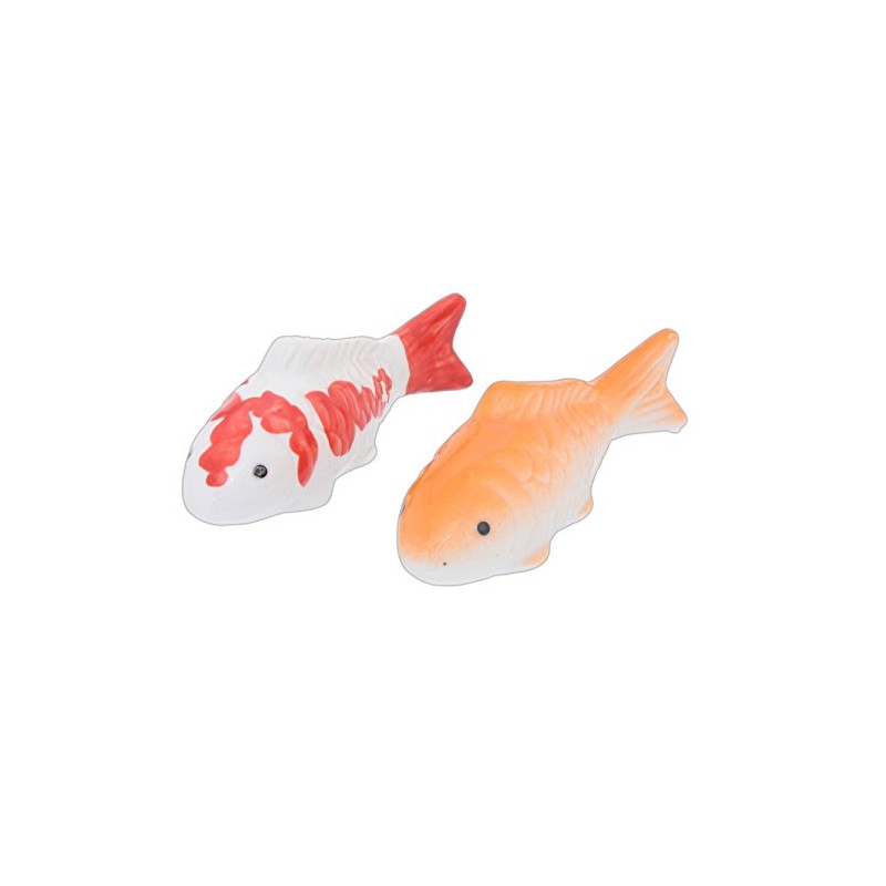 Set of 2 Creative Co-Op 4" Assorted Koi Fish Floatable