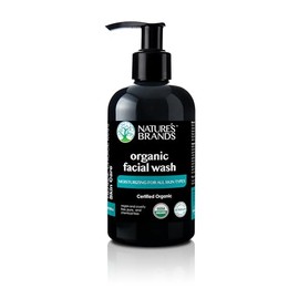 Nature's Brands Organic Facial Wash; All Skin Type 8 Oz Made with Organic by Herbal Choice Mari