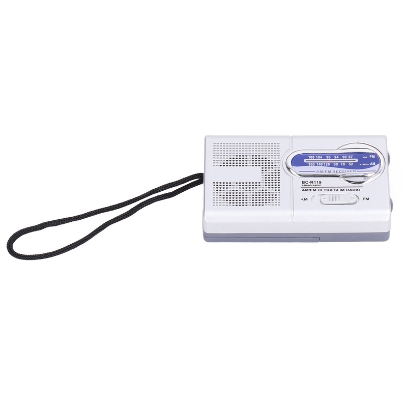 Mini AM FM Radio Manual Operation Easy Adjustment Memory Function
