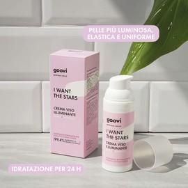 Goovi Crema Viso Illuminante Idrata + Rivitalizza, 50 ml