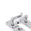 Infinity Decor Set of Polished Chrome Victorian Scroll Lever Door