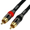 CNCESS CESS-163-1f Low Noise 12 Gauge Premium RCA Audio Line