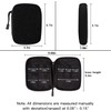 TIKIDESIGN EDC Pouch, Pocket Organizer with Velcro, Nylon Utility Small