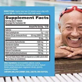 Suplemento en comprimidos Move Free Glucosamina de 120 un
