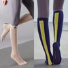 Pilates Yoga Non-slip Women's Sports Long Socks Navy