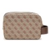 Guess LOSANNA BEAUTY CASE DOUBLE COM, Bbo - Beige Brown,
