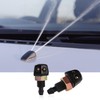 Lyeteung 4 PCS Universal Front Windscreen Washer Jets Nozzle, Windshield