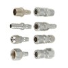 8PCS BSP 1/2 InchPneumatic Quick Coupler Plug Socket Set, for