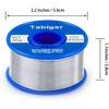 Tabiger Solder Wire, 0.6mm Lead Free Solder Wire with 97Sn-2Rosin-0.7Cu-0.3A,