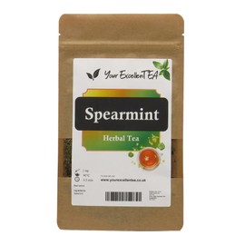 Your ExcellenTEA - Spearmint Loose Leaf Herbal Tea Pure Mint Herbs Leaves Caffeine Free (250g)