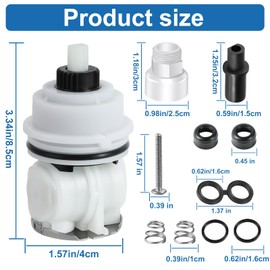 RP32104 Shower Cartridge, Compatible with Delta Monitor 1700 series (1998-2005) Cartridge, for delta Monitor Shower Cartridge for Tub/Shower Faucet Valve