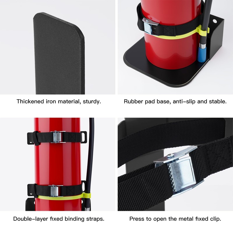 Fire Extinguisher Mount,Heavy Duty Vehicle Bracket Compatible with 20lb ABC,