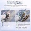 PPDVUUT Zipper Locks for Backpacks, Suitcases, Travel Bags & More,
