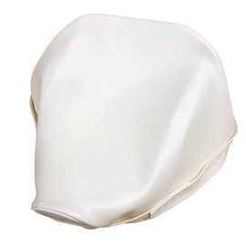 Yamaha Passol Special Design Seat Cover, Made in Japan (Thick Fabric), Fabric Color: White / Piping: White; Replacement Type CHRIS-YCH2021-C20P20