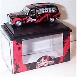 Oxford Daimler Hearse The London Dungeons vehicle 1:76 scale diecast model