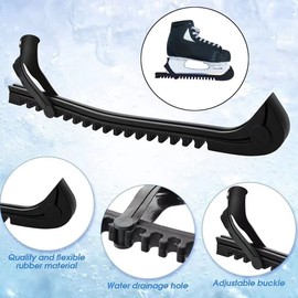 Skate Guards Ice Skate Guards Ice Skate Blade Covers Skate Blade Protector, 1 Pair of Adjustable Skate Guards for Hockey Skates or Figure Skating