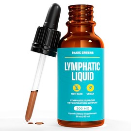 BASIC GREENS Lymphatic Support Liquid - 2 fl oz