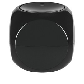 Spirella Bathroom bin, Black, 14 x 14 cm