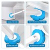 ALAHUGYEF 60 Pcs Disposable Toilet Brush Refills, tToilet Wand Refills