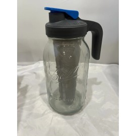 County Line Kitchen Cold Brew Coffee Pitcher with Lid - Wide Mouth 1 Quart 32...