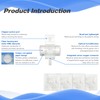 20-Pack HME 1500 T-Shape Tracheostomy Heat and Moisture Exchanger with