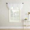 ANCLLO 3 Panels White Crushed Texture Sheer Voile Beaded Rod