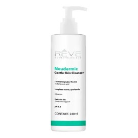 Reve Dermatologique Neudermic Gentle Skin Cleanser 240ml Dermolimpiador Hidratante Suavidad Todo Tipo Piel Limpieza Suave