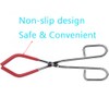Lab Beaker Tongs Stainless Steel Non-slip Opens Up to 18