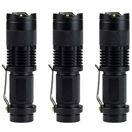 Pocket CREE Mini LED Flashlight / 3 Pack
