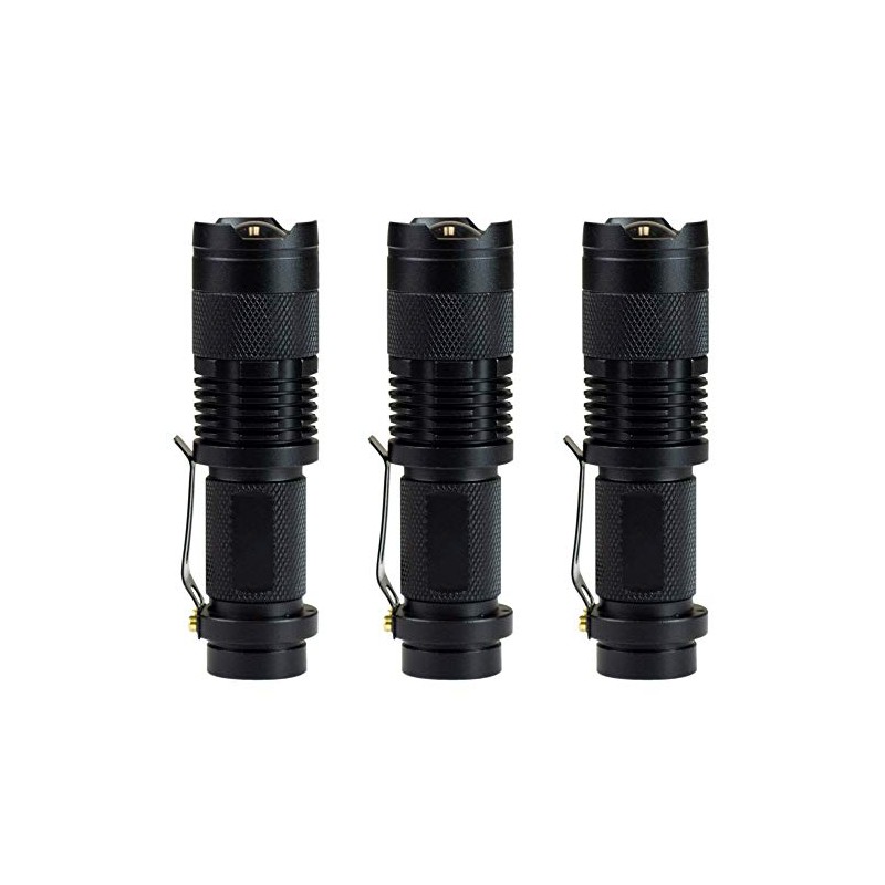 Pocket CREE Mini LED Flashlight / 3 Pack