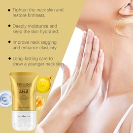 AH-8 Firming Neck Cream with Double Roller, Neck Cream for Tightening and Firming, Lifting & Moisturizing, 2PCS