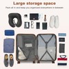 Kono Luggage Expandable 28 Inch Large Checked Luggage, ABS+PC Hardside