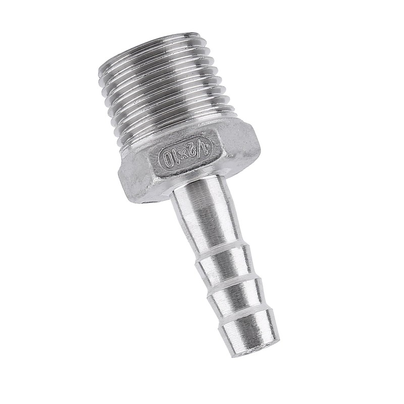 Hose Fitting Stainless Steel SS304 Male Thread Hose Nozzle 55°