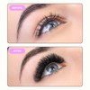 Curacoro LashFolio Narrow Promade Fans, Handmade Volume Eyelashes, 5D~10D, C