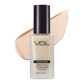 VDL Cover Stain Perfecting Foundation 30ml, 1 piece, V02 / 브이디엘 커버스테인 퍼펙팅 파운데이션 30ml, 1개, V02