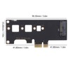 PCIE to M.2 Converter Adapter Module Board SSD Support PCIEx1/x4/x8/x16