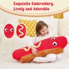 Zctghvy Hot Dog Stuffed Animal – Realistic 35-inch Plush Toy