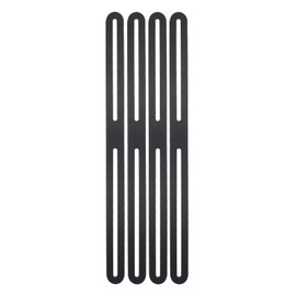 4 PCS Flat Straight Brace Brackets Mending Plates Repair Fixing Bracket with Slot, ULIFESTAR Heavy Duty Thicken SUS Corner Brace for Wood,Metal Bracket for Furniture Shelf Bed Table-13.19x0.94x0.12''