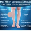 Doc Miller Calf Compression Sleeve 1 Pair 20-30mmHg Support Circulation