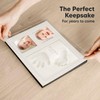 Baby Hand- und Fußabdruck Set mit Bilderrahmen – Abdruck-Kit 28x22