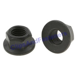 25 M12-1.75 Hex Flange Locknuts 25mm Flange
