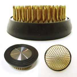 Flower Frog Round Holder Pin Frog, Kenzan Round Floral Arranging Tool, Multi-Size (0.9"+1.1"+2.4")