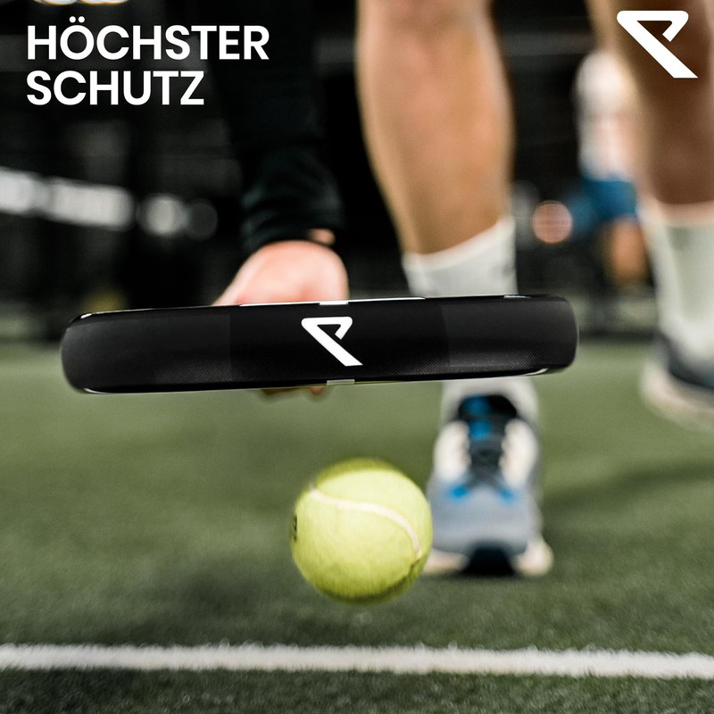 RYZE Transparent Padel Racket Protection - Rough Surface - Padel