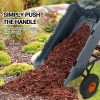 MERXENG 800 Lbs Poly Garden Dump Cart, Heavy-Duty Lawn Utility