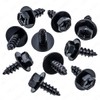 Rexka 10pcs Bumper Cover Mud Guard Rocker Molding Screw Bolt