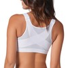 Leonisa Leonisa Women's Posture Corrector Wireless Back Support Bra, White,
